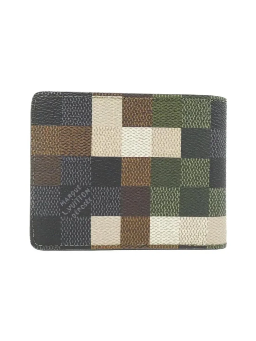 Louis Vuitton Damoflage Portefeuille Calf Billfold Wallet